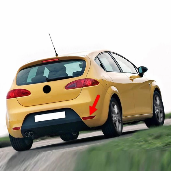 Seat Leon 2 FR 2006-2009 Arka Tampon Sağ Alt Köşe Reflektörü 1P0945106E ürün görseli 1