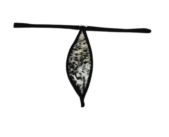 ASM1044 Kadın Leopar Mini Damla Kıskırtıcı String - Resim 6
