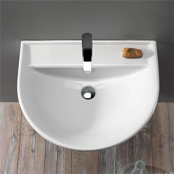 Turkuaz Bella Banyo Lavabo 45x55 cm ürün görseli 1