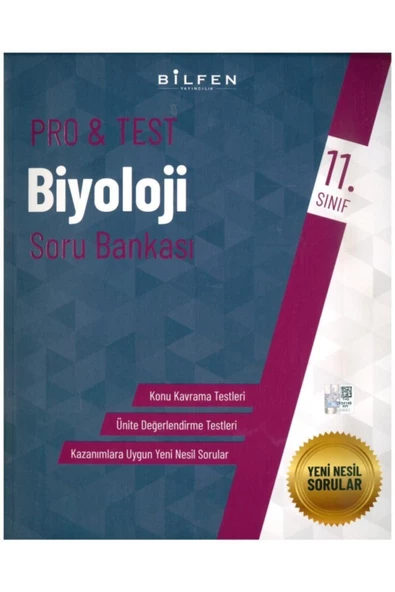 11.sınıf Pro Test Biyoloji Soru Bankası ürün görseli 1