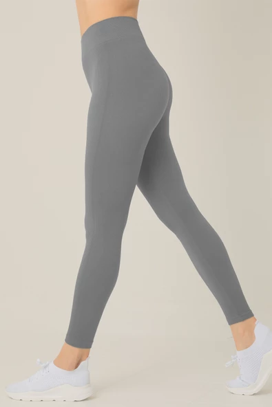 DoReMi Seamless Dikişsiz Örme Yüksek Bel Kadın Sporcu Tayt ürün görseli 1