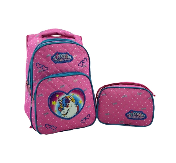 Waddell Benekli Little Dream İlkokul Sırt ve Beslenme Çantası 5004 ürün görseli 1
