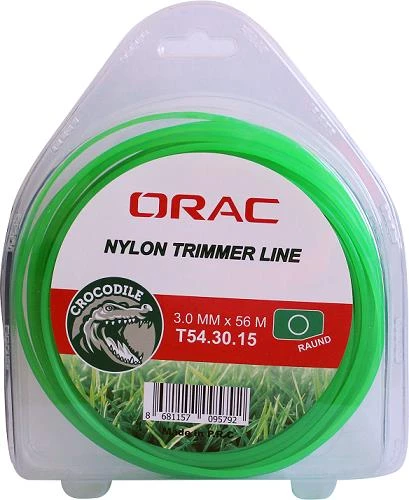 Orac 3.00 mm 56 mt.Yuvarlak Yeşil Tırpan Misinası ürün görseli 1