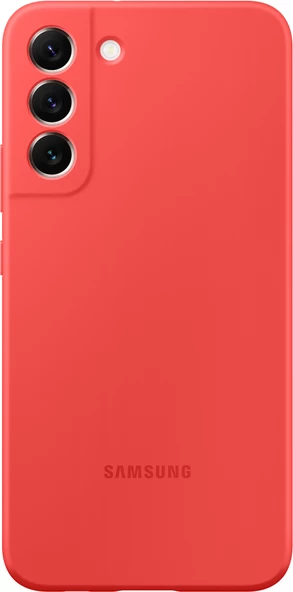 Samsung Galaxy S22+ Plus Silikon Kılıf, Kırmızı S22+ Silicone Cover EF-PS906 ürün görseli 1
