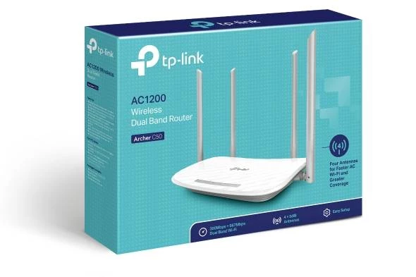 TP-LINK ARCHER C50 1200Mbps KABLOSUZ ROUTER - Resim 3