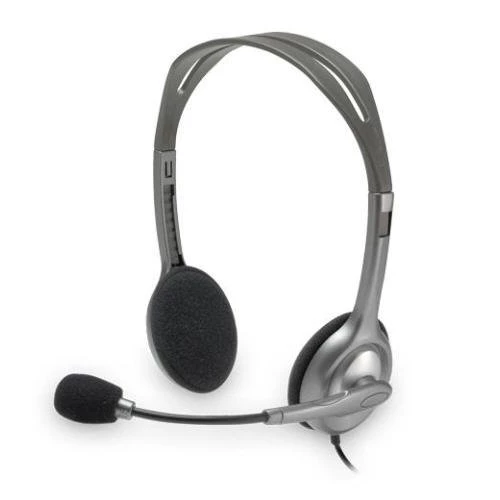 LOGITECH H110 Mikrofonlu Stereo Kulaklık Gri 981-000271 ürün görseli 1