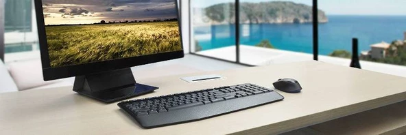 LOGITECH MK345 KABLOSUZ USB Q TR MM KEYBOARD SET 920-006514 - Resim 3