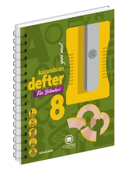 Çanta Yayınları 8.Sınıf Fen Bilimleri Okula Yardımcı Kazandıran Defter ürün görseli 1