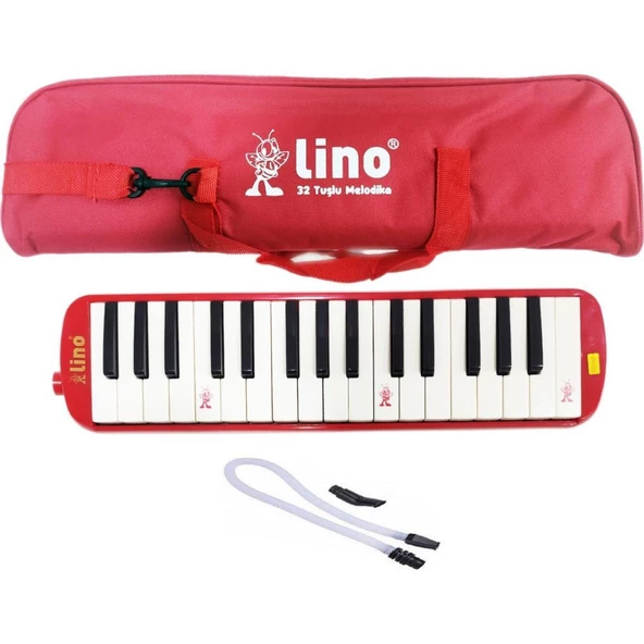 Lino 32K Bez Çantalı Melodika Kırmızı ürün görseli 1