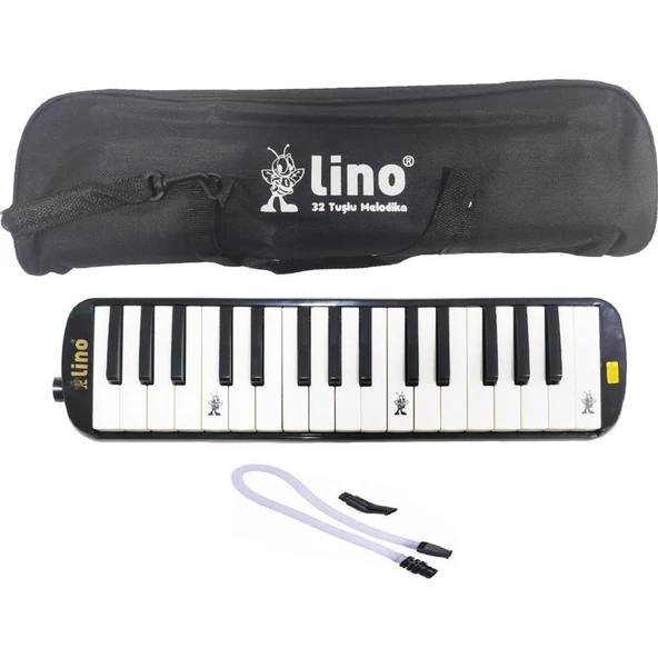 Lino 32K Bez Çantalı Melodika Siyah ürün görseli 1