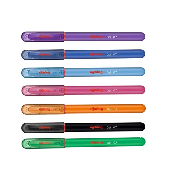 Rotring Jel Mürekkepli Tükenmez Kalem 7'li ürün görseli 1
