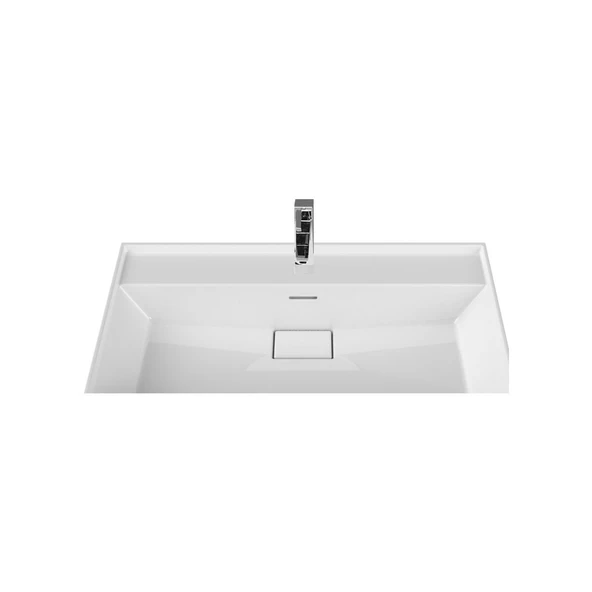 Turkuaz Cerastyle Sharp Etajer Uyumlu Banyo Lavabo 80 48 cm ürün görseli 1