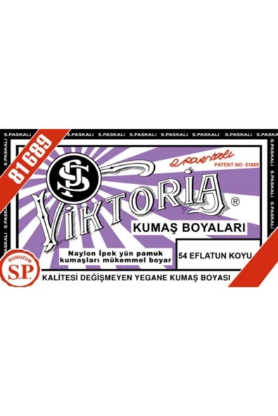 Viktoria Kumaş Boyası - 54 Eflatun Koyu ürün görseli 1