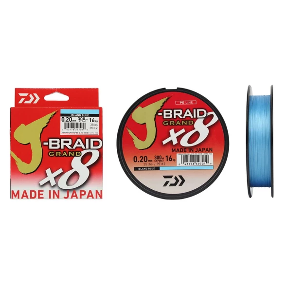 Daiwa JB Grand 8B 270 M 0,20 MM  Blue İp Misina ürün görseli 1