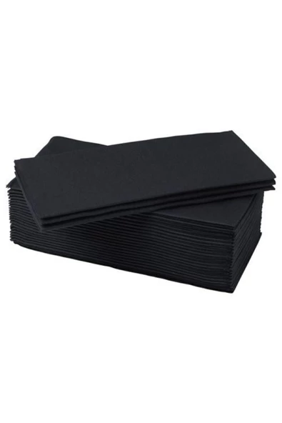 IKEA Mottaga Siyah 38x38 Cm Peçete 25 Adet ürün görseli 1
