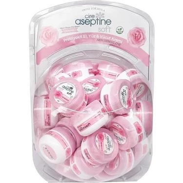 CIRE ASEPTINE Krem 30ml Prebiyotik Gül 50li Stand ürün görseli 1