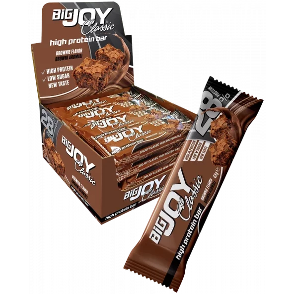 +1 Hediye Bigjoy Sports Classic High Protein Bar 45 Gr 16 Adet ürün görseli 1