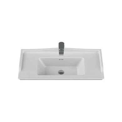Turkuaz Cerastyle Kapadokya Etajer Uyum Damlalık Lavabo 100x48cm ürün görseli 1