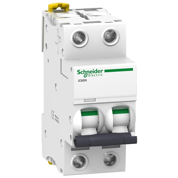 Schneider Electric A9F74250, 50 Amper, 2 Fazlı, C Tipi, Otomatik Sigorta, 6 kA, C50x2 ürün görseli 1