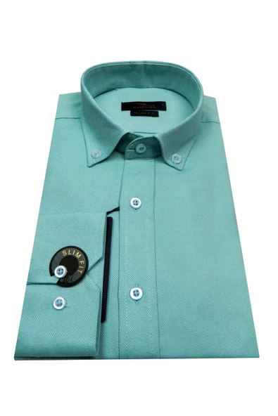 Erkek Silim Fit Uzun Kol Gömlek BGL-ST00546 ürün görseli 1