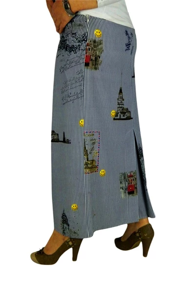 Kadın Uzun Etek SZ17Y290 - Resim 4