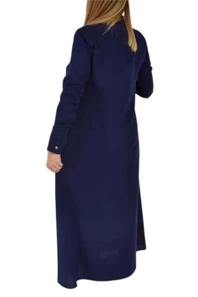 Kadın Ferace Yaka Model P3031 P3030 - Resim 11