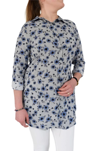 Kadın Tunik Papatya Desenli Almira 1597 Bgl-st00999 ürün görseli 1
