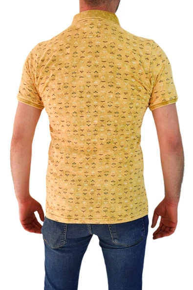 Erkek Polo Yaka Tişört 4224 - Resim 7