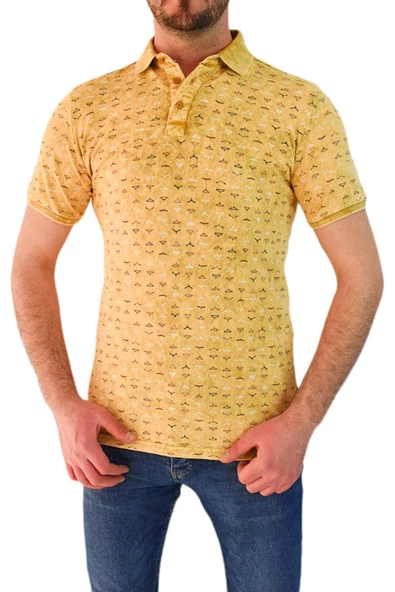 Erkek Polo Yaka Tişört 4224 - Resim 3