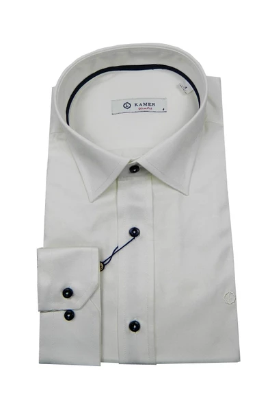 Erkek Slim Fit Gömlek 8005 008005 - Resim 5