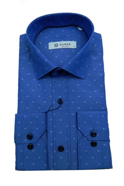 Erkek Slim Fit Gömlek 9321 009321 - Resim 2