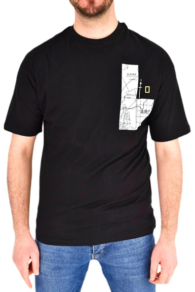 Erkek Oversize Tişört T838 BGL-ST01823 ürün görseli 1