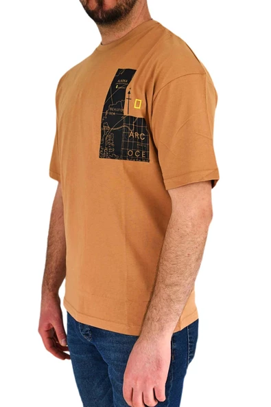 Erkek Oversize Tişört T838 BGL-ST01823 - Resim 6