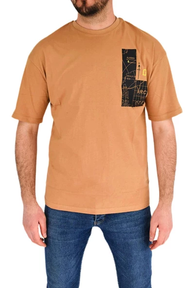 Erkek Oversize Tişört T838 BGL-ST01823 - Resim 2