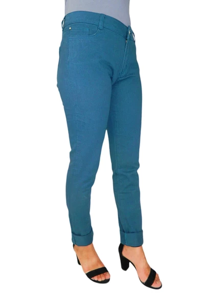 Kadın Düşük Bel Kanvas Pantolon BGL-ST01594 ürün görseli 1