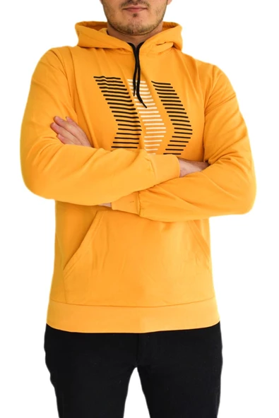 Erkek Kapüşonu Sweat Baskılı 1029 BGL-ST01732 - Resim 7