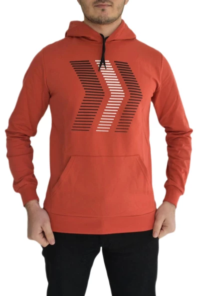 Erkek Kapüşonu Sweat Baskılı 1029 BGL-ST01732 - Resim 2