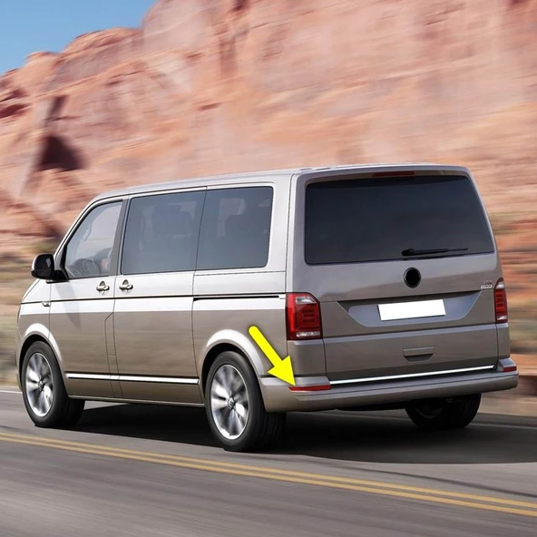 VW Transporter T6 2016-2019 Sol Arka Tampon Köşe Reflektör 7E0945105D ürün görseli 1