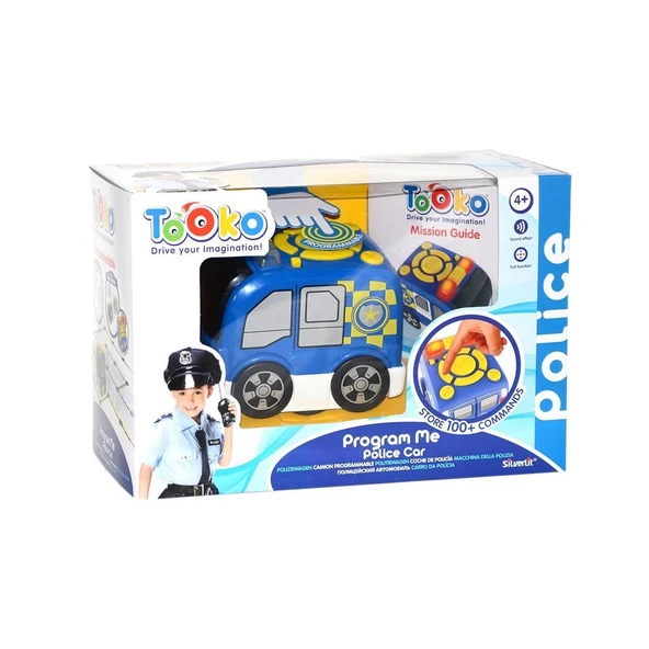SIL/81471 Silverlit Tooko Programlanabilen Polis Aracı Oyun Seti - Resim 9