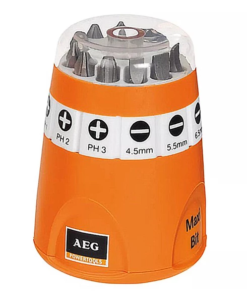 AEG Bits Uç Seti 10 Parça 1/4 Matkap Vidalama Ucu Seti 25 mm ürün görseli 1