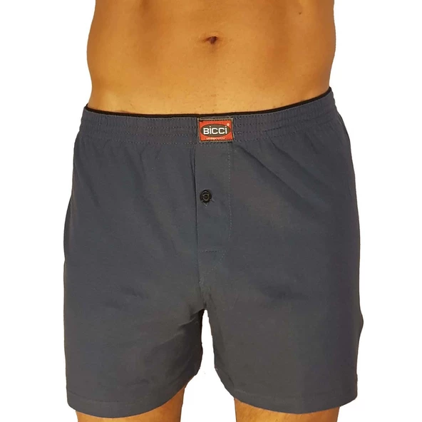 10 ADET BİCCİ %100 PAMUK ERKEK BOXER - Resim 8