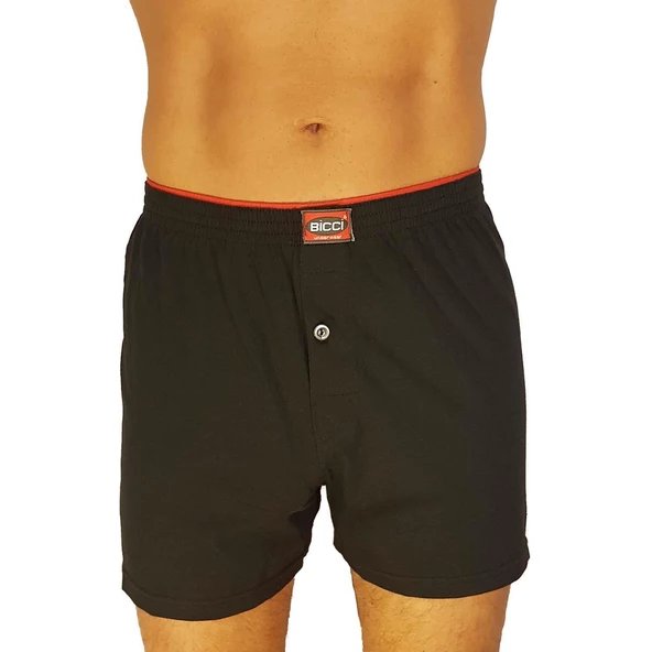 10 ADET BİCCİ %100 PAMUK ERKEK BOXER - Resim 2