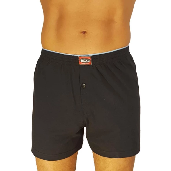 10 ADET BİCCİ %100 PAMUK ERKEK BOXER - Resim 6