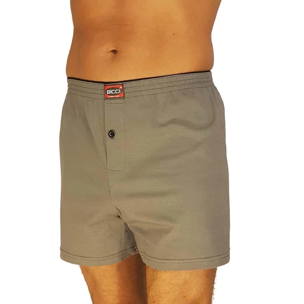 10 ADET BİCCİ %100 PAMUK ERKEK BOXER - Resim 4