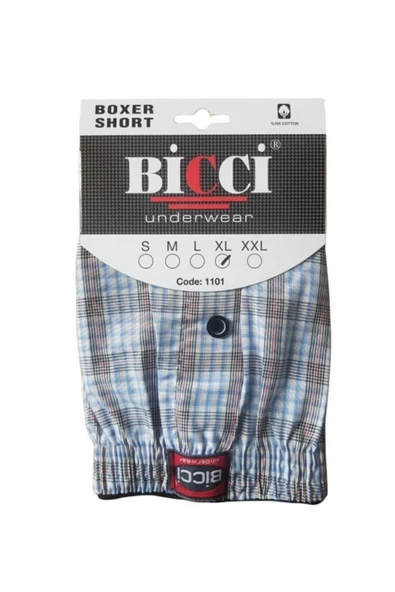 10 ADET BİCCİ POPLİN BOXER KÜLOT ERKEK ürün görseli 1
