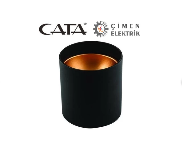 CATA CT 5421 Siyah Bakır Dekoratif Spot Kasa GU-10 Duy ürün görseli 1