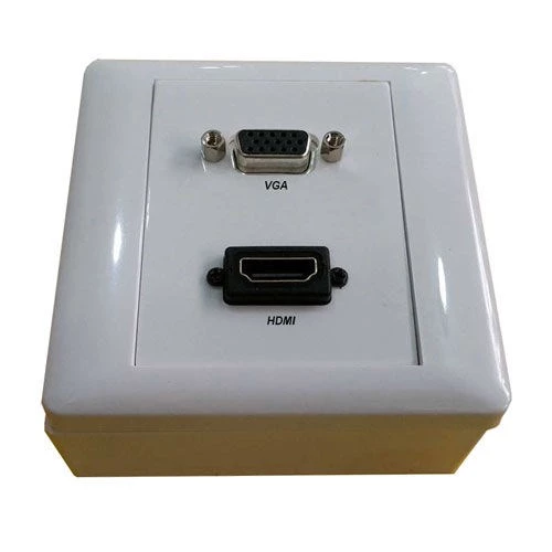HDMI -VGA kasalı duvar tipi priz - Resim 2