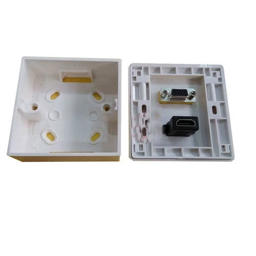 HDMI -VGA kasalı duvar tipi priz - Resim 3