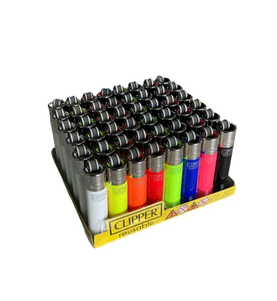 Clipper Renkli Micro Taşlı Çakmak 48 Adet 8561 ürün görseli 1