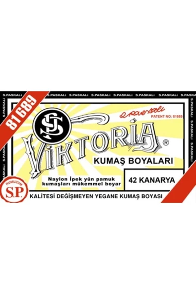 Viktoria Kumaş Boyası - 42 Kanarya ürün görseli 1